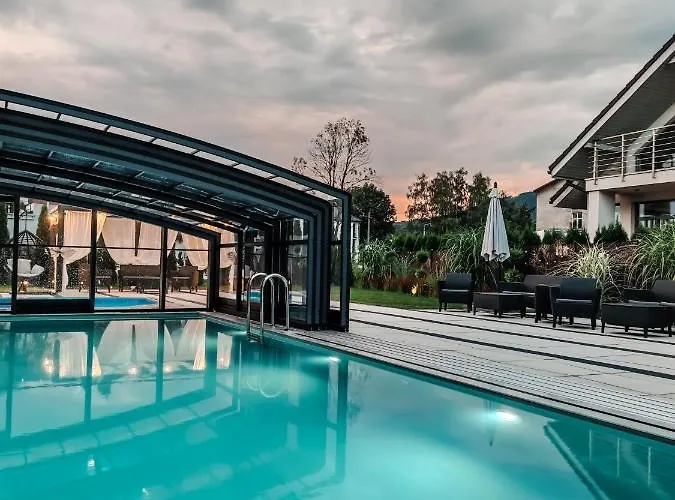 Kolo Szczyrku A&s - Basen, Jacuzzi, Sauna 公寓 什切尔克