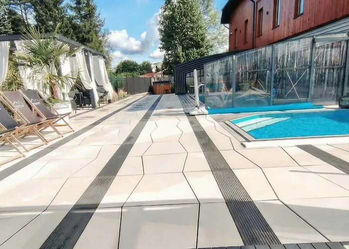 公寓 Kolo Szczyrku A&s - Basen, Jacuzzi, Sauna 什切尔克